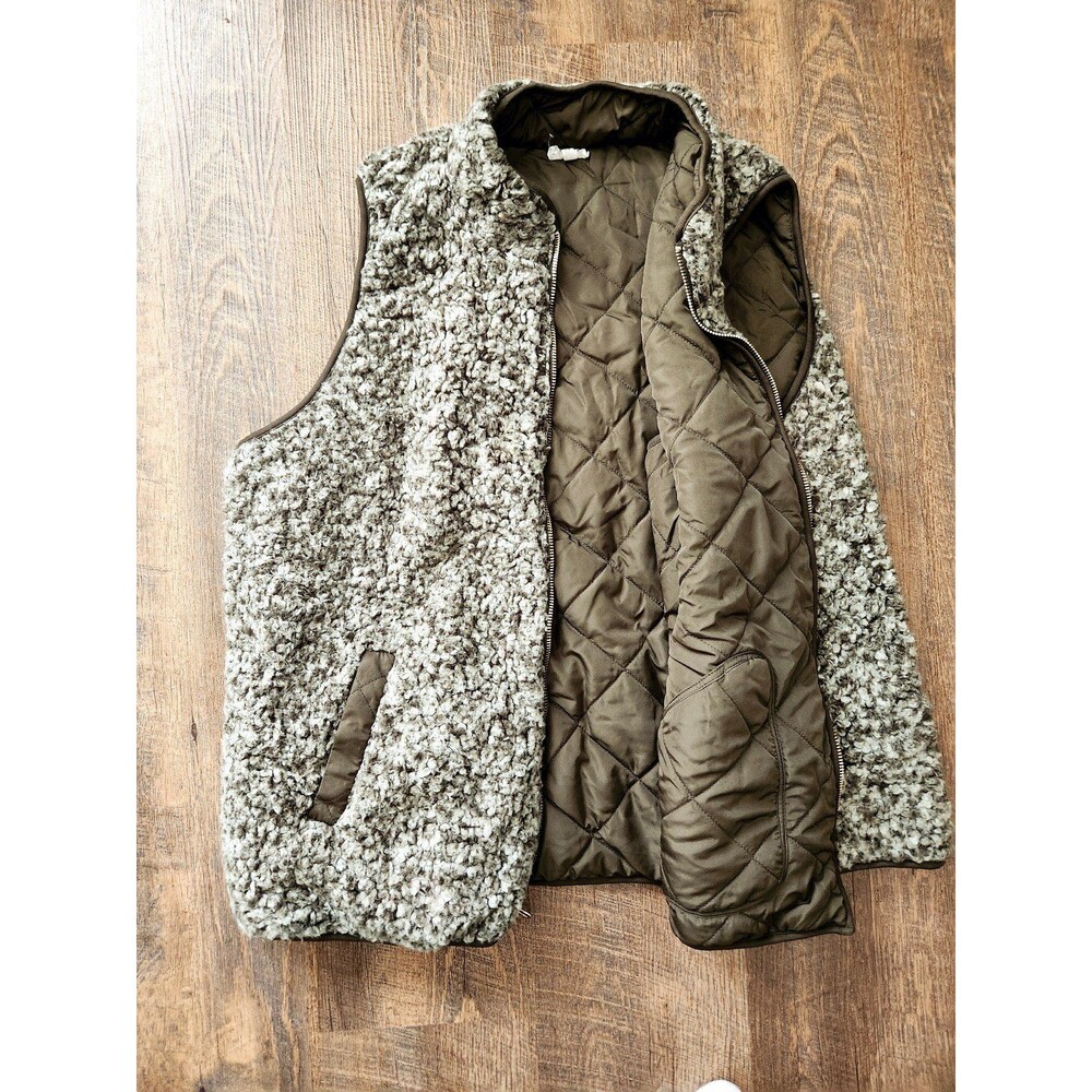 Womens 1X Maurices green insulated vest